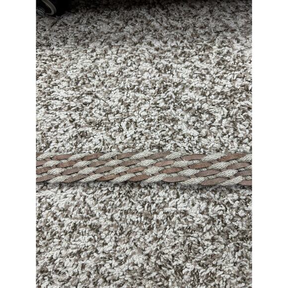 Vintage CHRISTIAN DIOR Womens 36 Brown Leather Blend Braided Belt Made in Spain main image 6